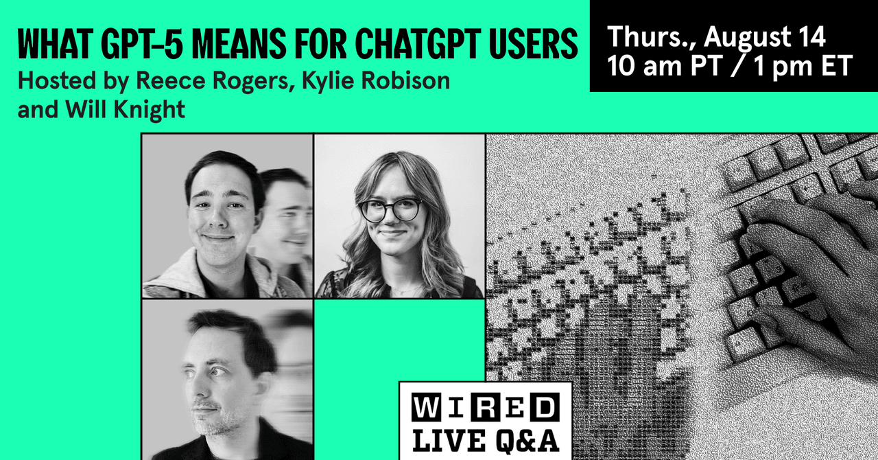 Join Our Next Livestream: What GPT-5 Means for ChatGPT Users